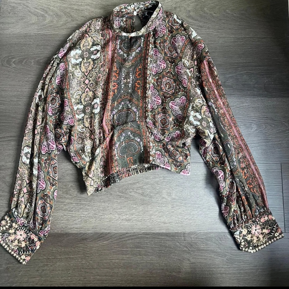 Zara Sheer Blouse